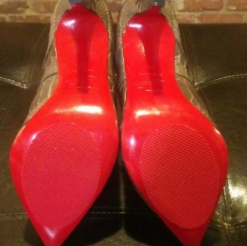 Christian Louboutin gray authentic